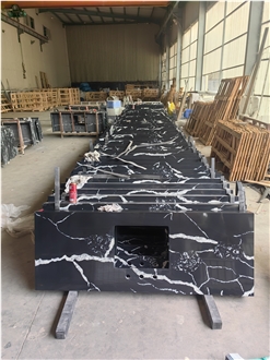 Calacatta Nero Artificial Stone Countertop