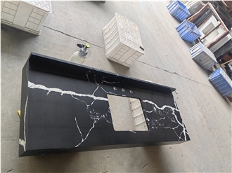 Calacatta Nero Artificial Stone Countertop