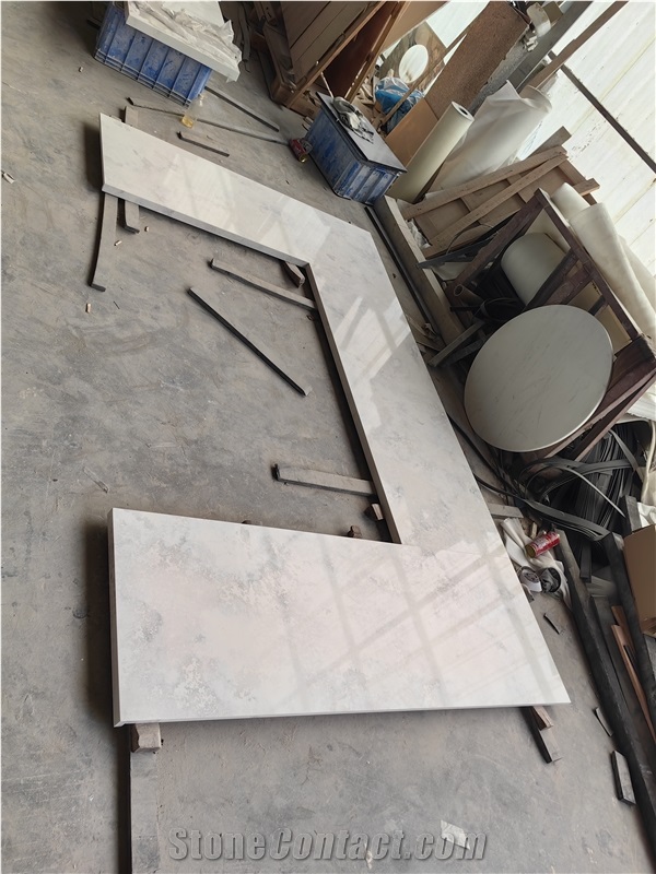 Concrete Bloom Quartz Kitchen Tops