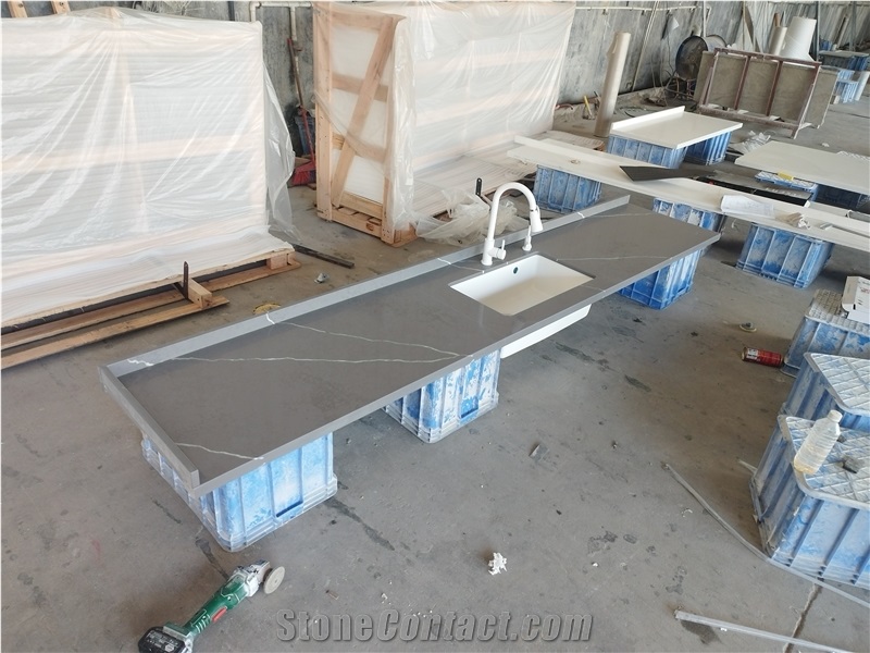 GOLDTOP 5032 Temper Grey Artificial Stone Countertop