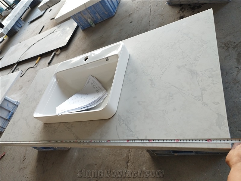 GOLDTOP 5055 Diana Extra Artificial Stone Bath Countertop