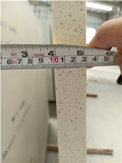Sparkle Beige Quartz Artificial Stone Slabs