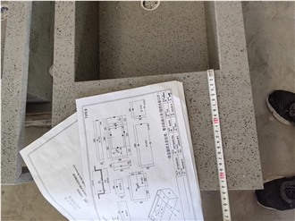 Sparkle Grey Quartz Artificial Stone Countertop