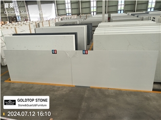 Super White Quartz Artificial Stone Slabs