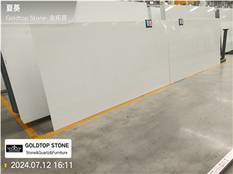 Super White Quartz Artificial Stone Slabs