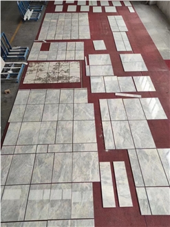GOLDTOP 18Mm Custom Size Natural Italy Grey Quartzite Tiles