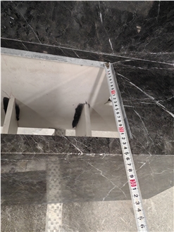 GOLDTOP Good Quality Polished Wyndham Grey Marble Commercial Counters