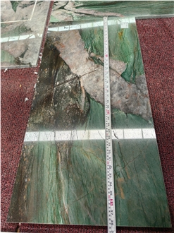 Luxurious Design Emerald Green Quartzite Kitchen Countertops