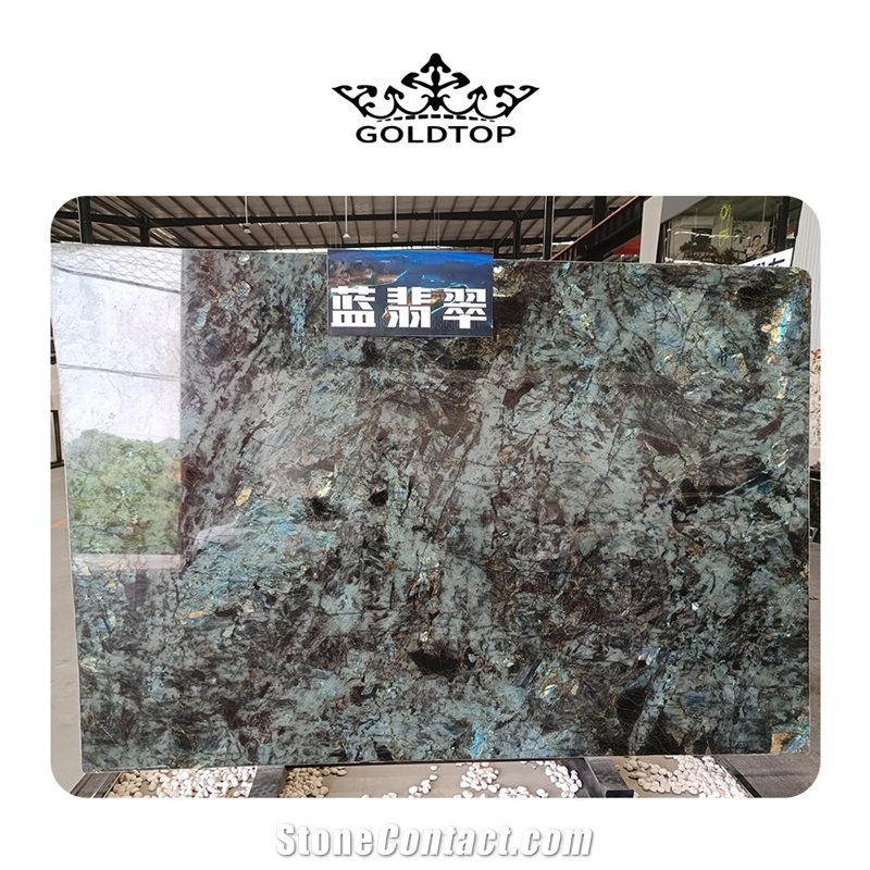 Luxury Blue Labradorite Granite Slabs For Hotel