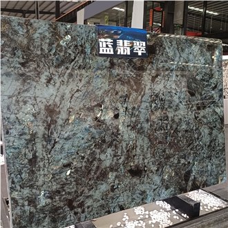 Luxury Blue Labradorite Granite Slabs For Hotel