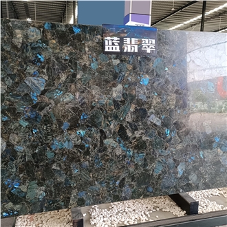 Luxury Blue Labradorite Granite Slabs For Hotel