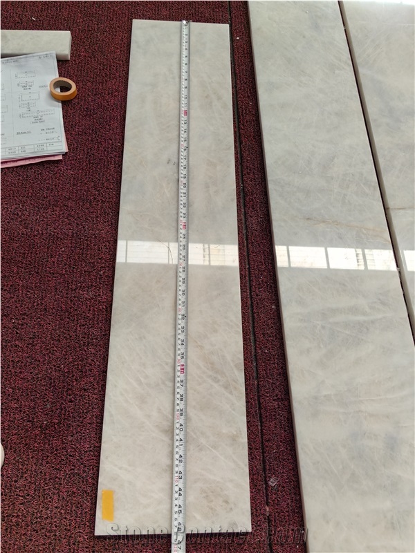 Natural Custom Luxury Design White Cristallo Quartzite Tiles