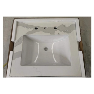 Calacatta White Quartz Artificial Stone Countertop