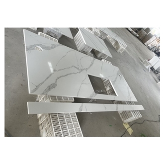Calacatta White Quartz Artificial Stone Countertop