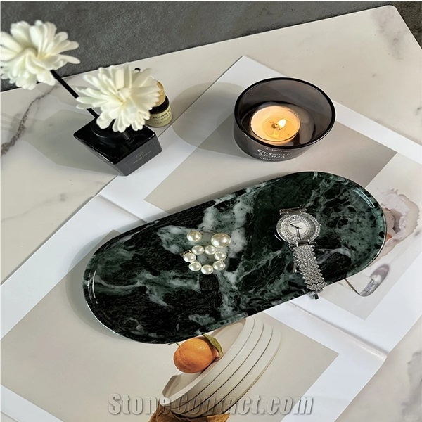 Green Marble Tray Home Decor Products