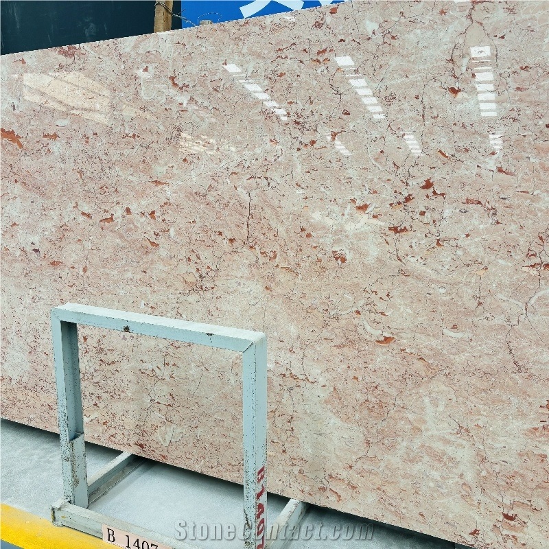 Pink Rose Marble Slabs Tiles