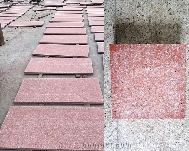 Sichuan Dark Red Sandstone Facade Wall Tiles