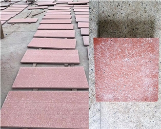 Sichuan Dark Red Sandstone Facade Wall Tiles