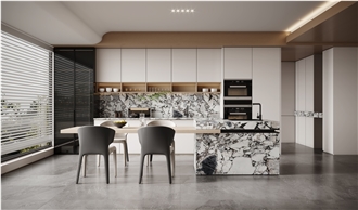 Bulgari White Marble Slabs For Hight End Project
