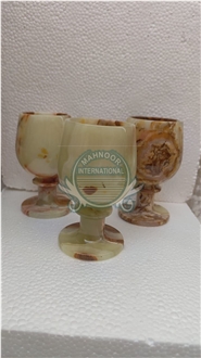 Green Onyx Wine Glasses Home Decor Products Green Onyx Wine Glasses Home Decor Products