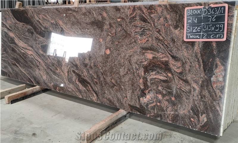 Wavey Brown Granite Blocks