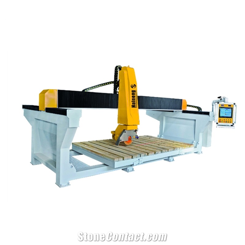 Cnc 5 Axis Heavy-Duty Mono-Block Marble Stone Bridge Saw