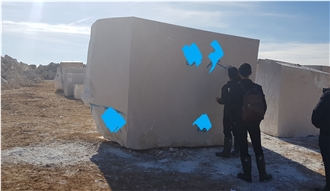 Burdur Beige Marble Blocks