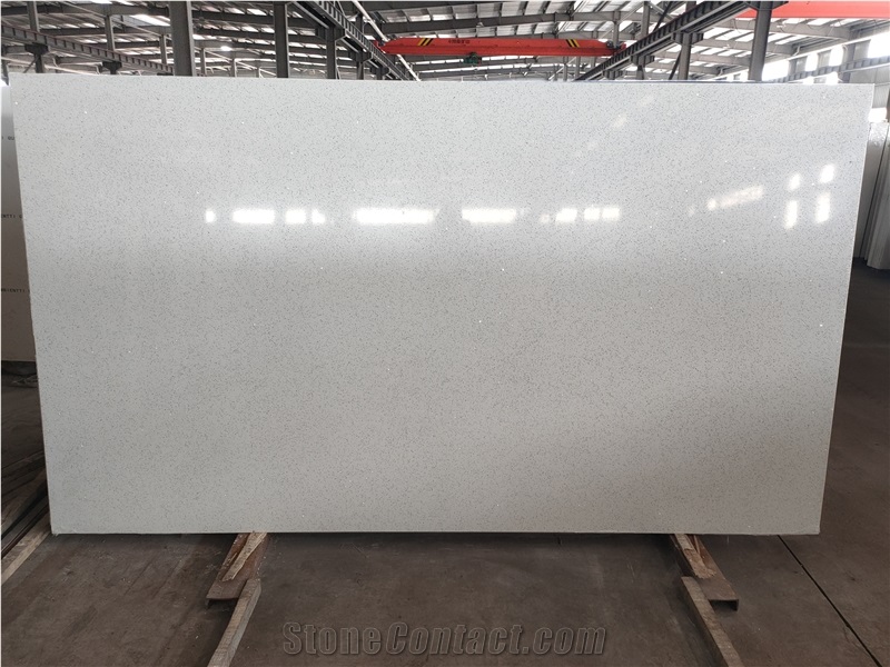 White Galaxy Quartz Slabs