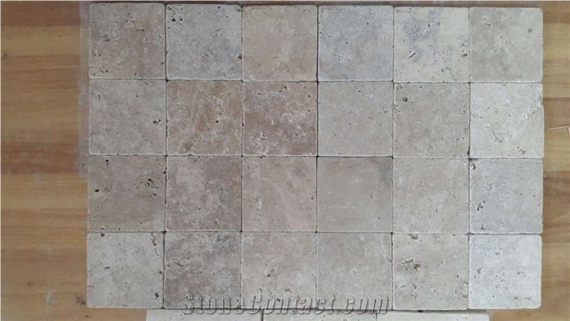 10X10x1 Cm Commercial Travertine Tiles
