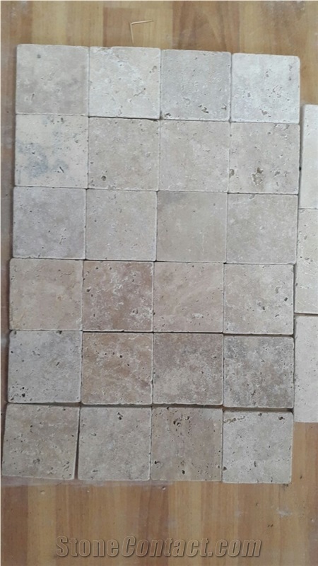 10X10x1 Cm Commercial Travertine Tiles