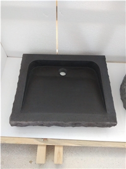 Andesite Split Face Rectangle Wash Basin