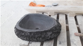 Andesite Split Face Wash Basin