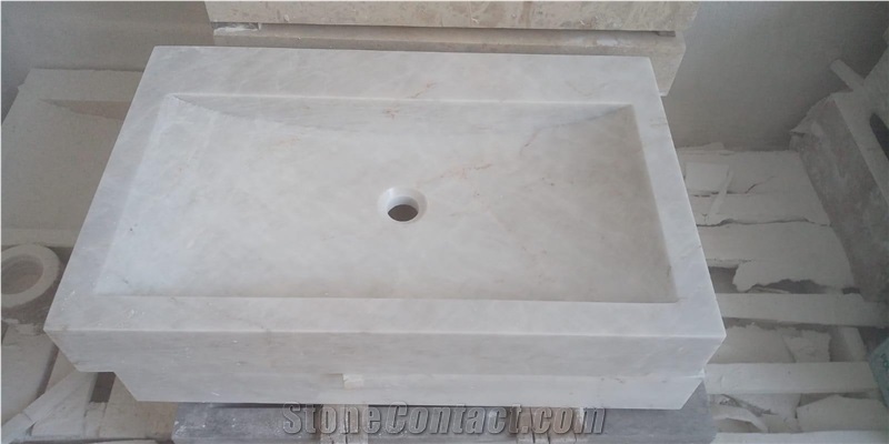 Classic Light Travertine Wash Basin