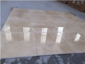 Honed Filled Light Travertine Tiles
