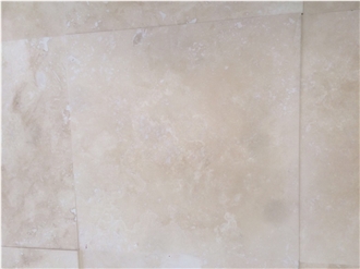 Honed Filled Light Travertine Tiles