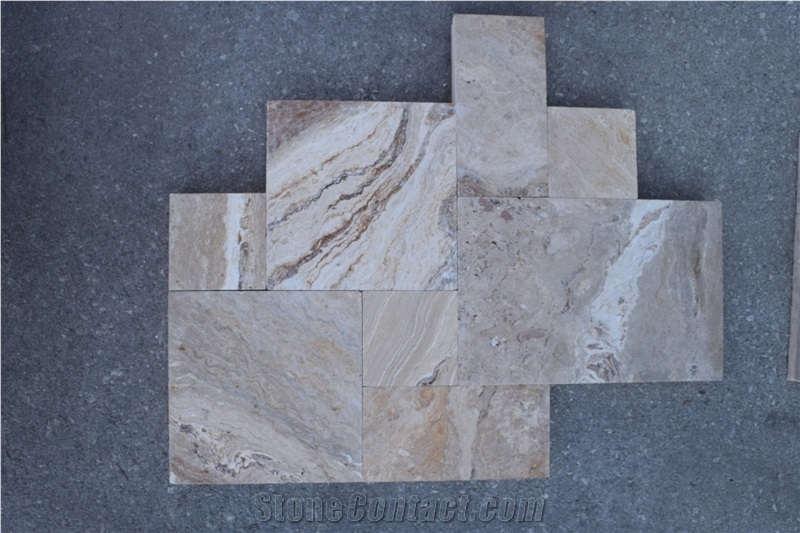 Leonardo Travertine Versailles Pattern Tiles