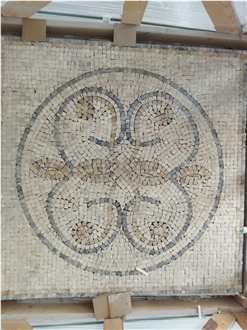 Natural Stone Mosaic Pattern Medallion