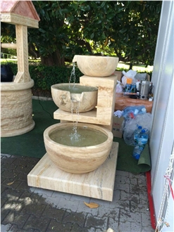 Travertine Outdoor Fountain Water Features