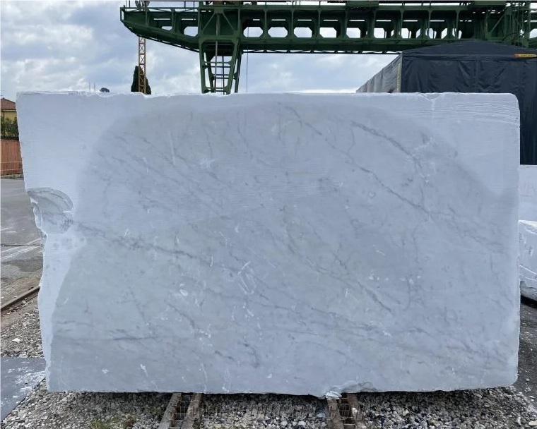 Carrara White Marble Bianco Cattani Marble Blocks