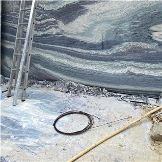 Cipollino Cattani Marble Quarry