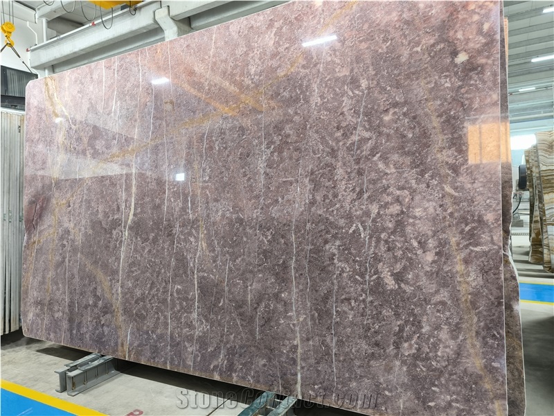 Burgundy Marble Slabs (1914)