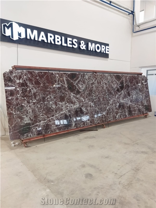 Rosso Levanto Marble Slabs (1890)