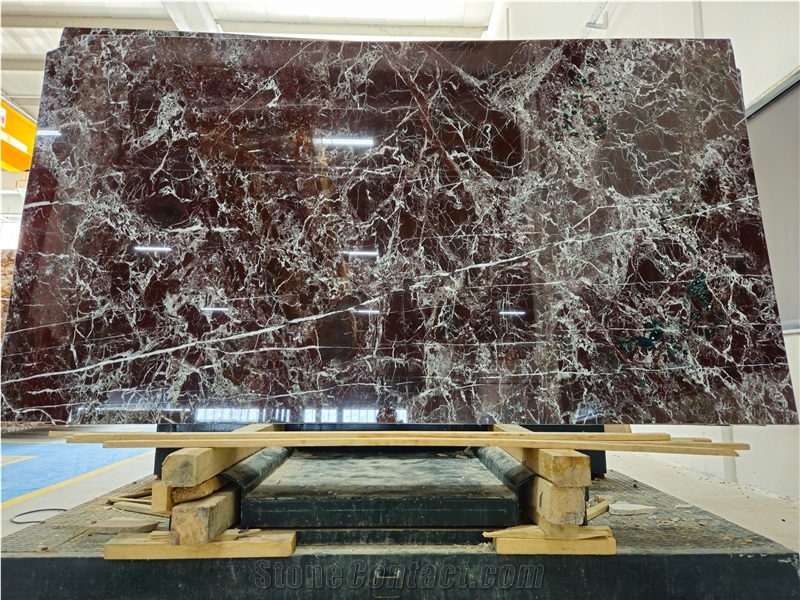 Rosso Levanto Marble Slabs (1890)