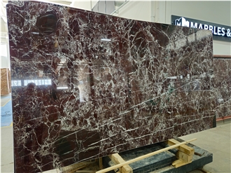 Rosso Levanto Marble Slabs (1890)