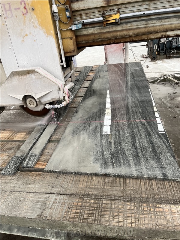 Chinese Viscont White Shanshui Granite Slabs