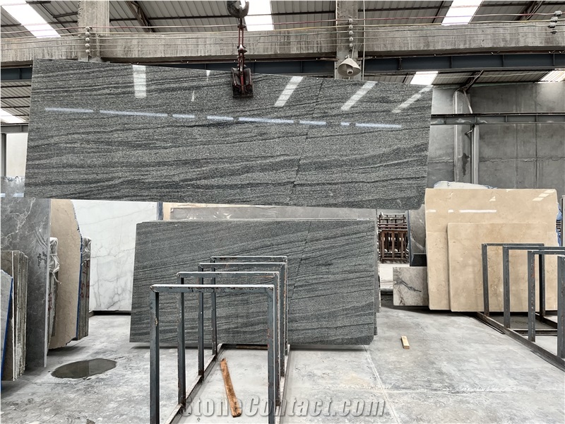 Chinese Viscont White Shanshui Granite Slabs