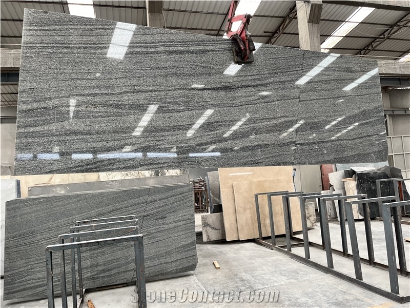 Chinese Viscont White Shanshui Granite Slabs