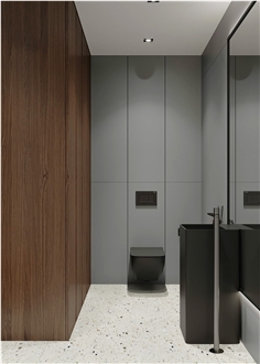 Bathroom Wall Hoods With Full Body  Artificial Stone Slabs