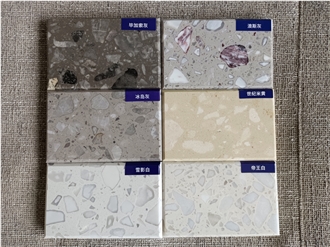 Big Grain Series Manufacture Artificial Quartz Stone Slabs