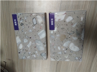 Customized TV Background Wall Pandora Quartz Artificial Stone Slabs